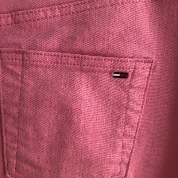 PINK DENIM SKIRT JEAN SKIRT TOMMY HILFIGER ELLE WOODS MEAN GIRLS VIBES - Picture 5 of 10